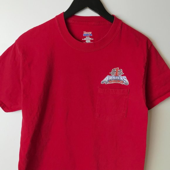 Anaheim California Anglers Marine Boat T Shirt Bony Fish Boat Adult Red Medium - Picture 6 of 15